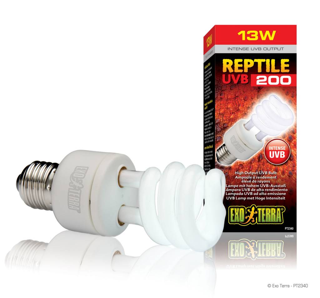 Lampe ampoule uvb 200 13 watt pour reptiles par graines-de-tortue.com