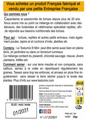 Testumix mini arrière